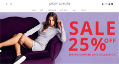 Desktop Screenshot of jackyluxury.com